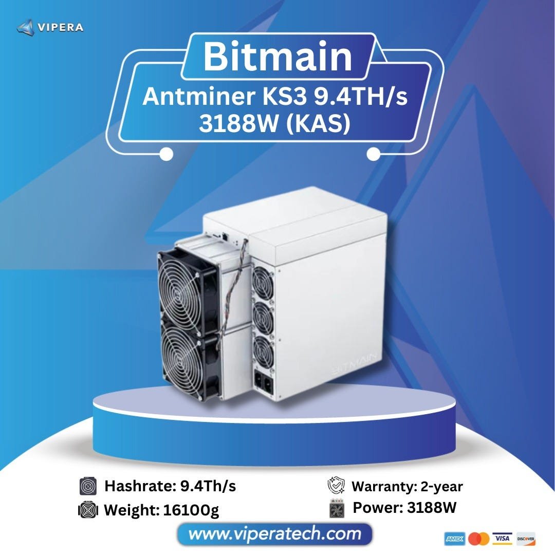 Bitmain antminer ks3 (9.4th)